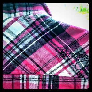 Browning Plaid Pink long Sleeved Shirt